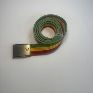 American Eagle Belt Bottle‎ Opener Green Yellow Red Stripe XL